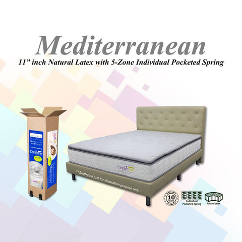 Dreamster “Beds on Wheels” Mediterranean Mattress (11 inch)