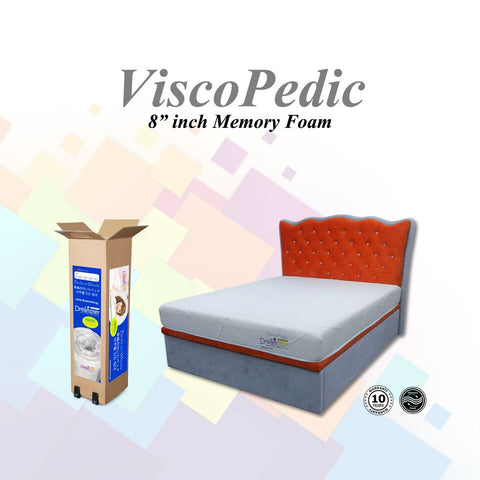 Dreamster “Beds on Wheels” ViscoPedic Mattress (8 inch)