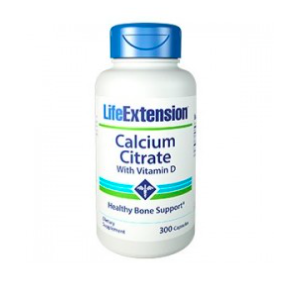 Calcium Citrate with Vitamin D, 300 Vege Capsules