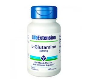 L-Glutamine 500mg, 100 capsules