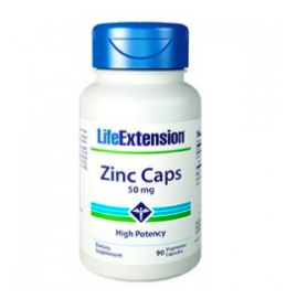 Zinc Caps High Potency 50 mg, 90 vegetarian capsules
