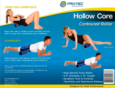 Pro-Tec Hollow Core Contoured Foam Roller