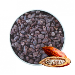 Organic Sweetened Raw Cacao Nibs (Coated with Yacon Syrup) 250g