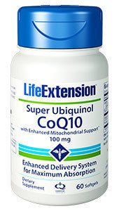 Super Ubiquinol CoQ10 with Enhanced Mitochondrial Support™ 100 mg, 60 softgels