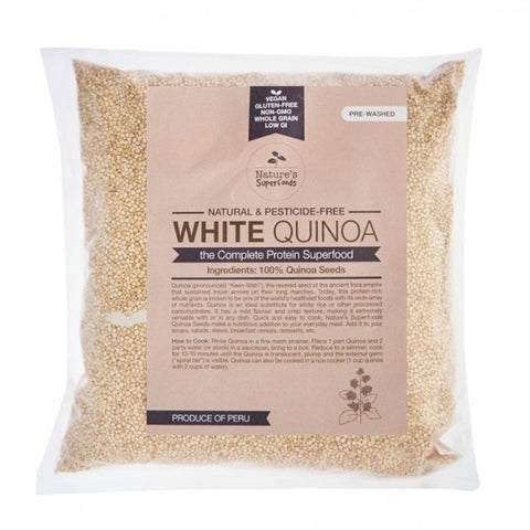 Pesticide-Free White Quinoa (Option of 500g/1kg)